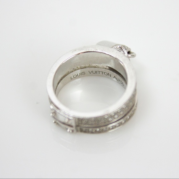 LIMITED EDITION Louis Vuitton Lockit Ring Diamond - Picture 5 of 8